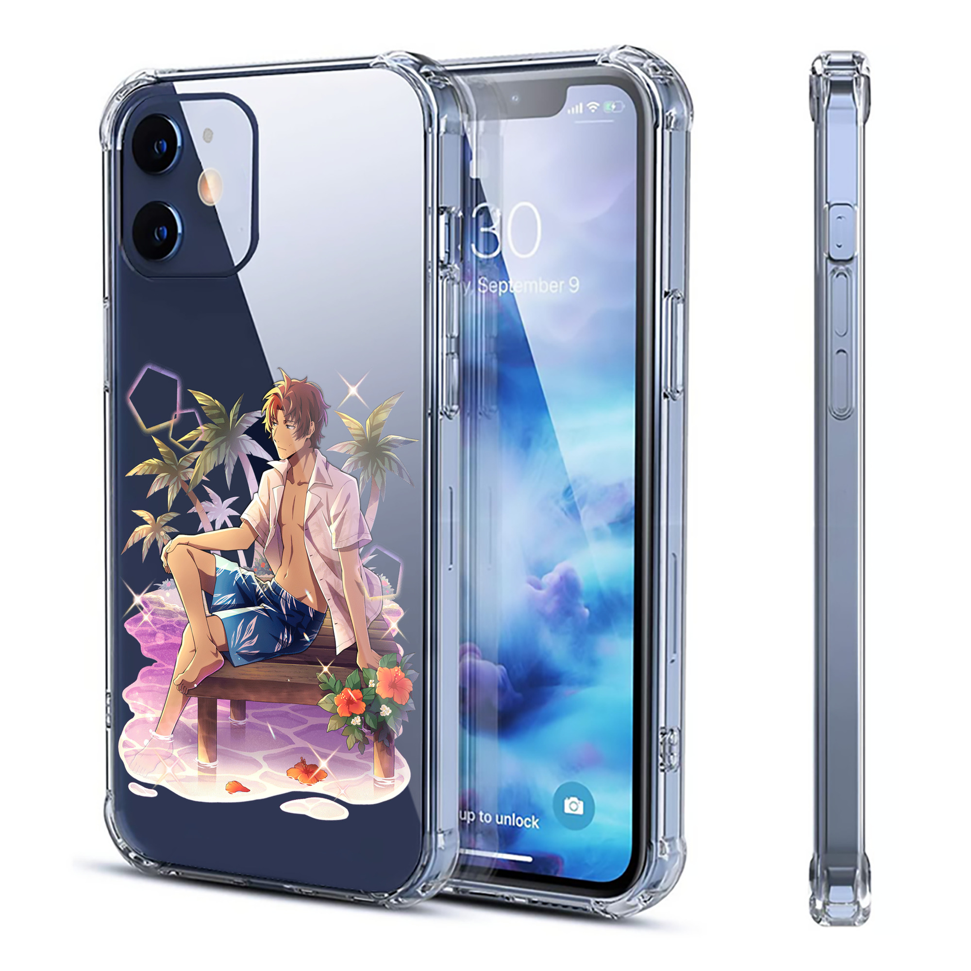（画像用） 文豪ストレイドッグス Bungo Stray Dogs 【iPhone 12シリーズ対応】透明スマホケース（クリアソフトケース）